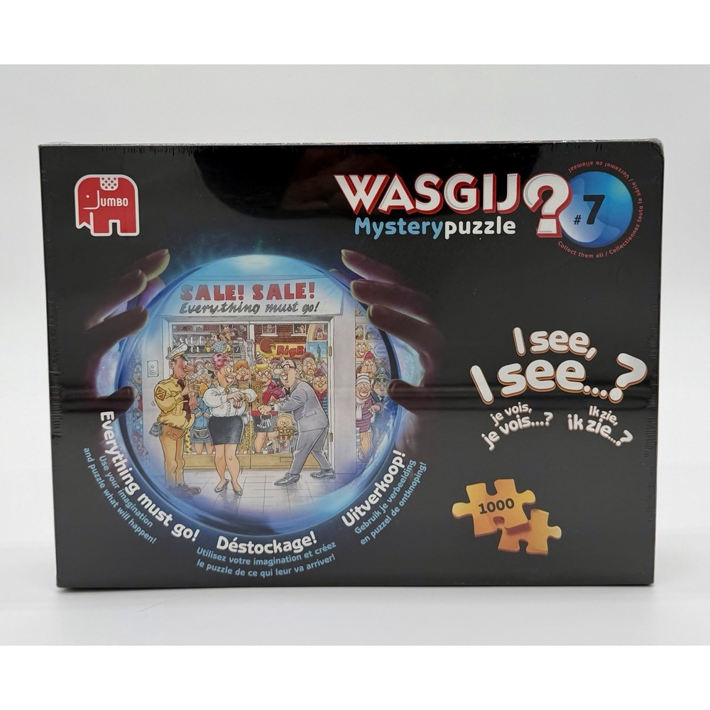 NEW Jumbo WASGIJ? Mystery #7: Everything Must Go 1000 Pc Jigsaw Puzzle Sealed